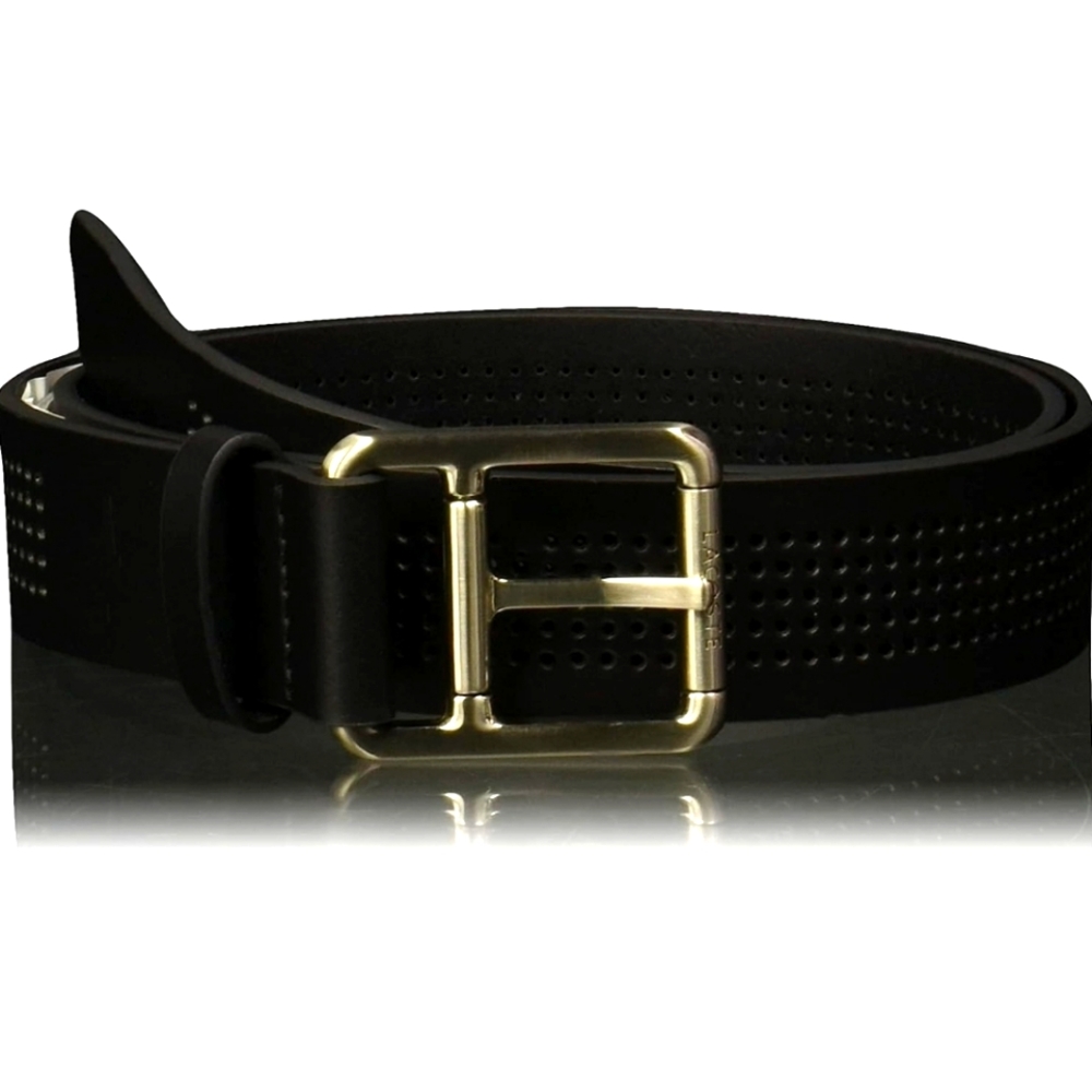 Lacoste Men's Perforated Leather Belt
